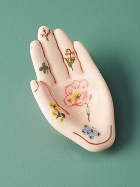 ANTHROPOLOGIE NATHALIE LETE NWT Titania hand trinket dish